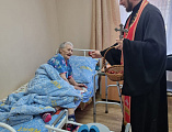 Пасхальное посещение постояльцев реабилитационного отделения для граждан пожилого возраста и инвалидов в станице Боковской