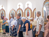 Преосвященнейший епископ Симон совершил чин великого освящения храма святого благоверного князя Александра Невского города Шахты