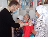 Протоиерей Роман Мясников посетил Дом престарелых в пос. Садовый