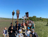 Пасхальный крестный ход в слободе Никольской