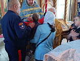 Праздник Покрова Пресвятой Богородицы в казачьем храме в честь Донской иконы Божией Матери