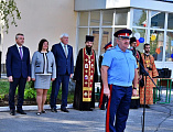 В казачьем кадетском корпусе им. Якова Бакланова состоялось торжественное построение в честь Дня знаний