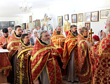 В день памяти святого великомученика и целителя Пантелеимона в храме города Гуково состоялась праздничная Божественная литургия