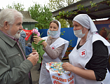 В храме Архистратига Михаила пос. Каменоломни поздравили детей войны с Днем Победы