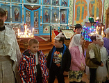 Воспитанники воскресной школы храма святителя Алексия станицы Бессергеневской подготовили рождественское представление