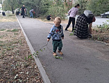 В Свято-Покровском храме города Шахты состоялся субботник и молебен о сохранении творения Божия