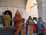 В храме Донской иконы Божией Матери г. Новошахтинска почтили память священномученика Александра, епископа Команского, небесного покровителя города Новошахтинска и горняков