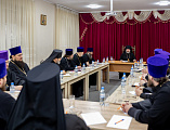 Преосвященнейший епископ Симон возглавил работу Епархиального совета