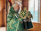 В день памяти обретения мощей преподобного Сергия Радонежского, епископ Симон совершил Литургию в храме преподобного Сергия города Шахты