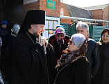 С архипастырским визитом Преосвященнейший епископ Симон посетил второй кафедральный город Шахтинской епархии Миллерово