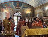 Соборное богослужение состоялось в Никольском храме станицы Багаевской 