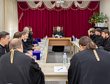 Епархиальный совет состоялся в духовно-просветительском центре при Покровском кафедральном соборе города Шахты