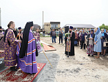 Преосвященнейший епископ Симон совершил чин на основание церкви и водружение креста в поселке Тарасовский