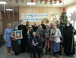 Дом престарелых п. Садовый в святочные дни посетил протоиерей Роман Мясников