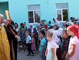 В приходе великомученика Пантелеимона г. Гуково школьники и студенты собрались на молитву перед учебным годом