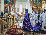 В праздник Преображения Господа Бога и Спаса нашего Иисуса Христа Преосвященнейший епископ Симон совершил Божественную литургию и диаконскую хиротонию