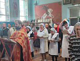 День святых жен-мироносиц отметили в храме Архистратига Михаила