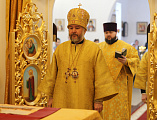 С архипастырским визитом Преосвященнейший епископ Симон совершил Божественную литургию в храме великомученицы Варвары города Гуково