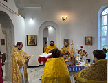 В Свято-Пантелеимоновском храме города Миллерово отметили день тезоименитства настоятеля прихода иеромонаха Димитрия (Яроцкого)
