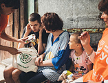 Продолжается сотрудничество Фонда продовольствия «Русь» и гуманитарного центра «От сердца к сердцу» Донского храма г. Новошахтинска