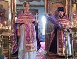 В храме святителя Николая чудотворца города Шахты Божественной литургией отметили память сорока мучеников Севастийских