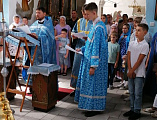 Молебен на начало учебного года в храме Архистратига Михаила станицы Вешенской   