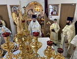 Престольный праздник в храме честь Рождества великого пророка Предтечи и Крестителя Господня Иоанна молитвенно отметили в станице Боковской