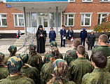 В Миллеровском казачьем профессиональном техникуме состоялось традиционное посвящение первокурсников в кадеты