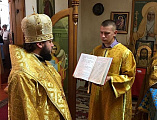 Епископ Николай, Управляющий Амурской епархией, совершил Божественную литургию в храме святого великомученика Пантелеимона города Миллерово