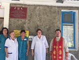 Иеромонах Никон (Синюшкин) совершил молебен с водоосвящением на территории Реабилитационного центра Красносулинского района