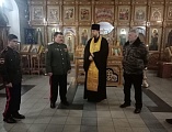 Казачий круг казаков станицы Мало-Несветаевской в Донском храме города Новошахтинска