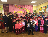 Иерей Игорь Лосев поздравил сотрудников и воспитанников детского сада станицы Калитвенской с присвоением учреждению статуса «казачий»