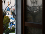 Преосвященнейший епископ Симон сослужил Святейшему Патриарху Кириллу за вечерним богослужением в Иверском монастыре Ростова-на-Дону