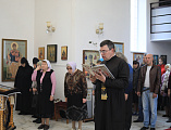 В новопостроенном храме города Гуково в честь преподобномученицы княгини Елисаветы совершена первая Божественная литургия архиерейским чином
