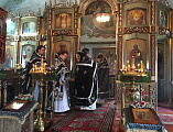 В храме в честь святого Николая Чудотворца г. Шахты духовенством соборно была совершена литургия Преждеосвященных Даров