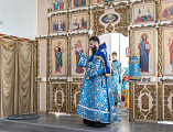 Преосвященнейший епископ Симон совершил Божественную литургию в Покровском кафедральном соборе города Шахты