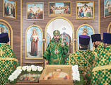 В престольный день Преосвященнейший епископ Симон совершил Божественную литургию в храме святого благоверного князя Александра Невского города Шахты