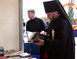 Преосвященнейший епископ Симон принял участие в открытии Международной православной выставки-ярмарки «Торжество Православия» на подворье Покровского кафедрального собора г. Шахты