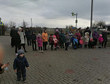 Молитва вместе с беженцами Донбасса и казаками совершена в храме святых Константина и Елены хутора Малая Каменка