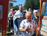 Престольный праздник в храме хутора Талловеров в праздник Успения Пресвятой Богородицы