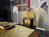 Епископ Шахтинский и Миллеровский Симон молился за уставным богослужением