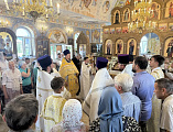 Престольный праздник в храме честь Рождества великого пророка Предтечи и Крестителя Господня Иоанна молитвенно отметили в станице Боковской