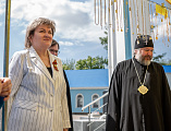 Выставку-ярмарку «Пасхальная радость» на Соборной площади посетили Преосвященнейший епископ Симон и Администрация города Шахты 