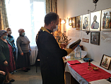 Настоятель храма святой Ксении Петербургской пос. Садовый протоиерей Роман Мясников посетил Дом престарелых
