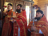 Пасхальные торжества Преосвященнейший епископ Симон продолжил в храме святого Апостола Андрея Первозванного г. Каменск-Шахтинский