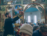 В праздник Сретения Господня Преосвященнейший епископ Симон совершил Божественную литургию в Покровском кафедральном соборе г. Шахты