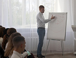 Сестры милосердия Донского храма посетили молодежное мероприятие «ПРО офис»