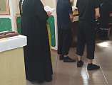 В храме великомученика и целителя Пантелеимона в исправительно-трудовом учреждении № 20 г. Шахты совершено таинство Крещения
