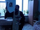 Иеромонах Арсений (Алимов) совершил чин освящения детского дома в пос. Горный