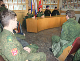 В штабе Городского казачьего общества г. Каменск-Шахтинский состоялась очередная встреча духовенства с кадетами казачьей военной гимназии